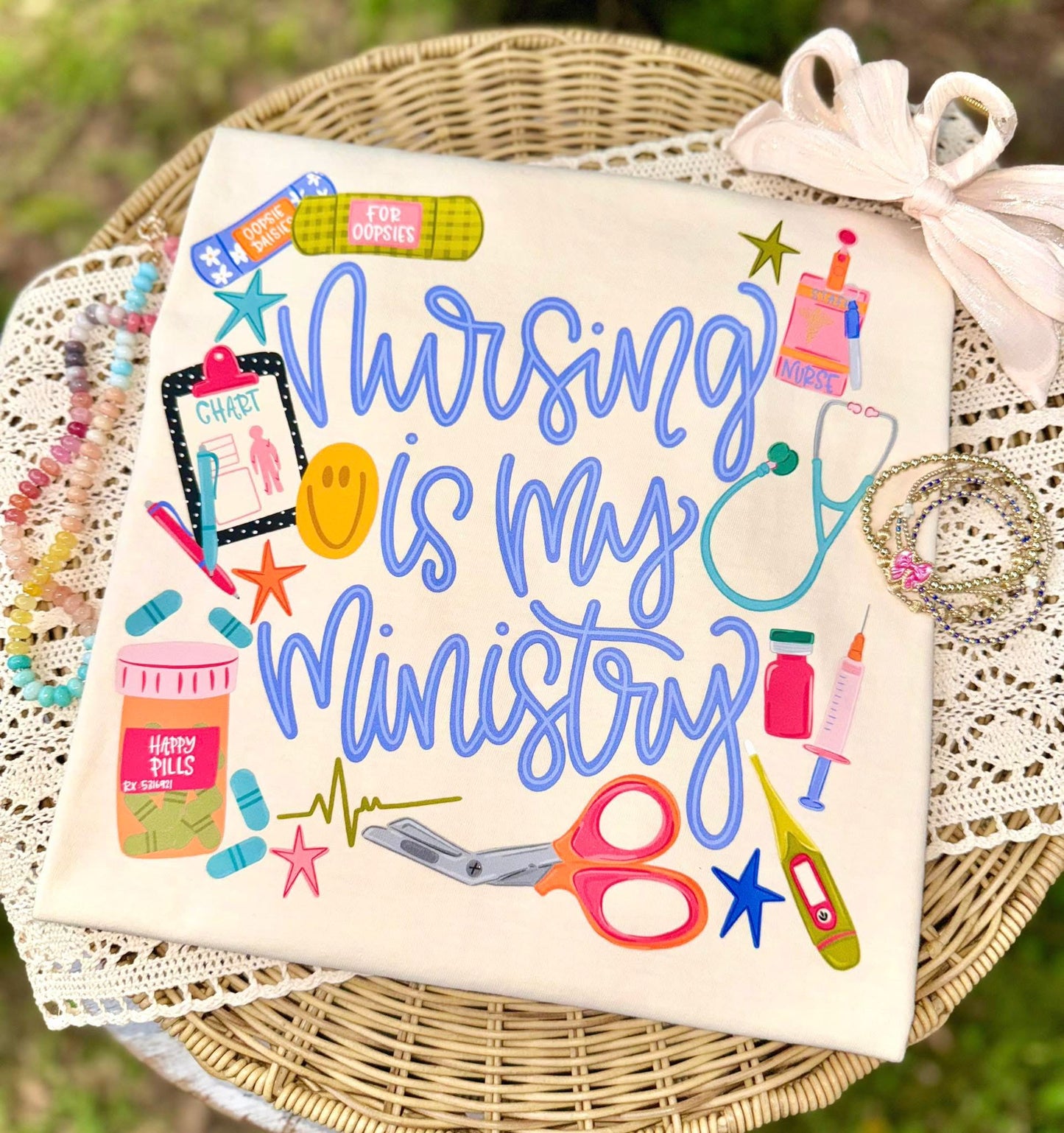 Nursing Ministry Pick Your Color // 3 weeks turnaround (Copy)