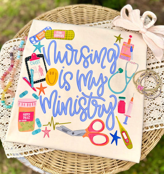 Nursing Ministry Pick Your Color // 3 weeks turnaround (Copy)