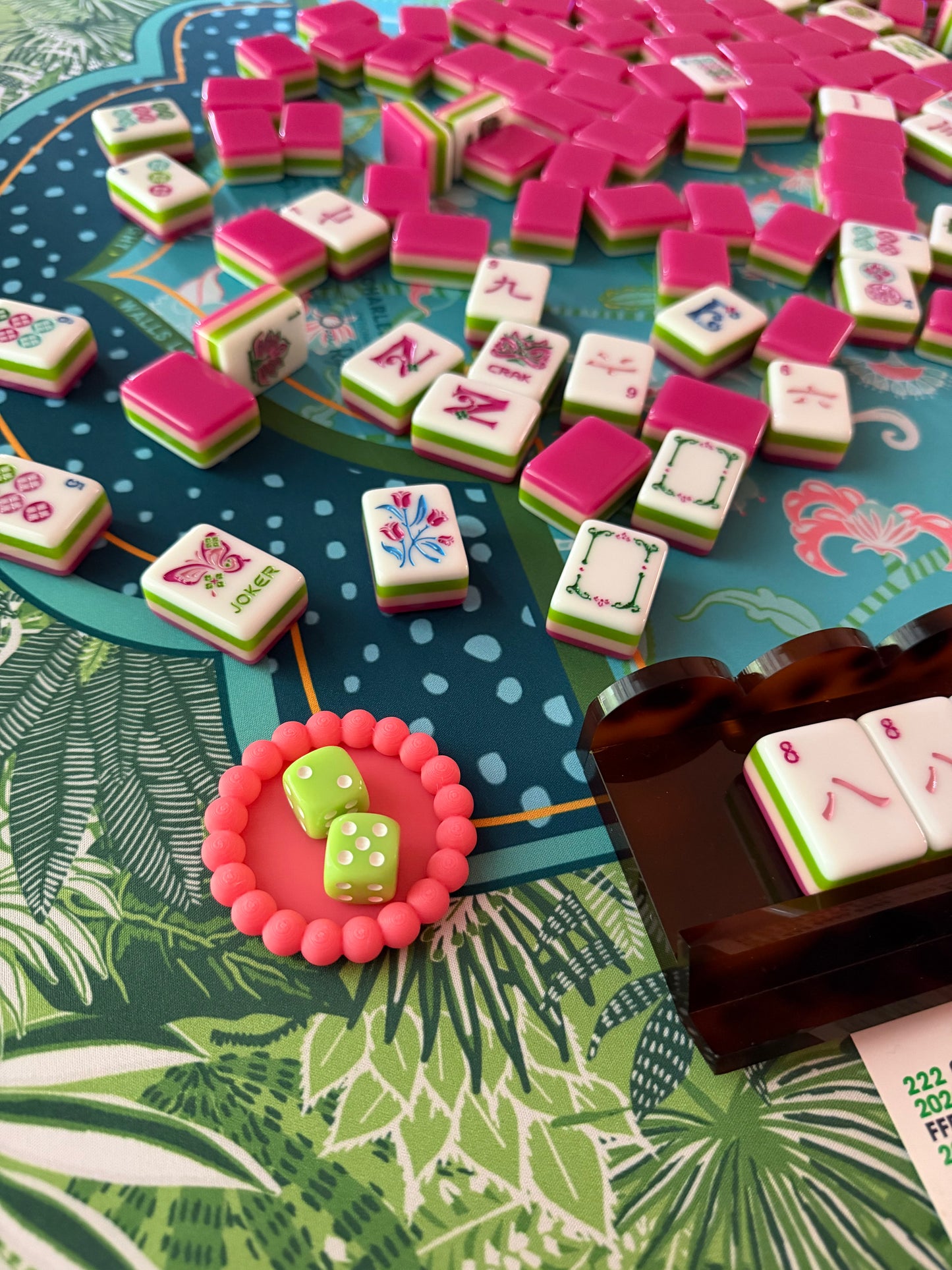 Teensy Tiny Pink Dice Holder