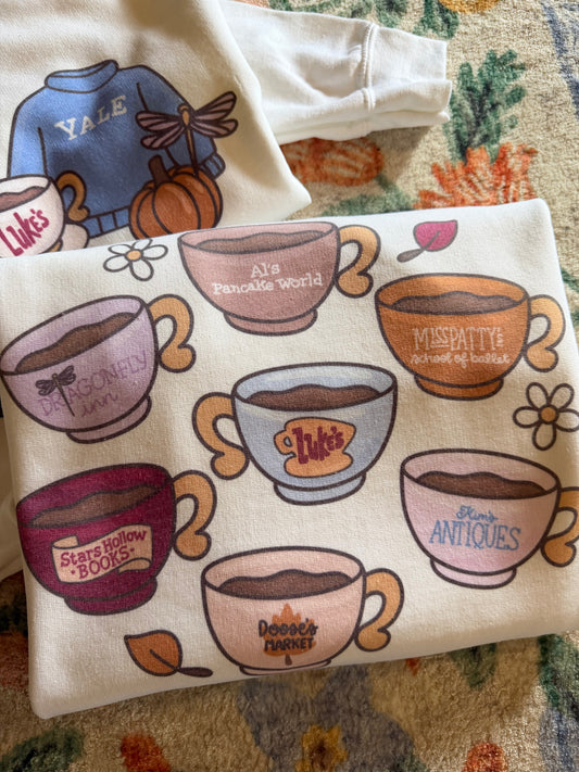 Fall GG Coffee Cups Sweatshirt